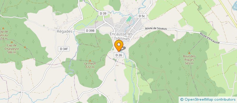 localisation de l'entreprise SMA CONSEIL  ENCAUSSE-LES-THERMES