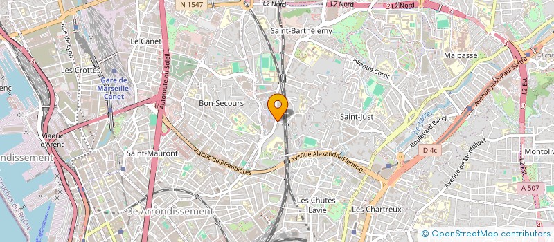 localisation de l'entreprise SMA ENERGIE  MARSEILLE
