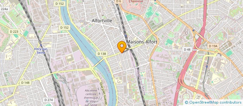 localisation de l'entreprise SMA EXPERTISE ET CONSEIL à ALFORTVILLE