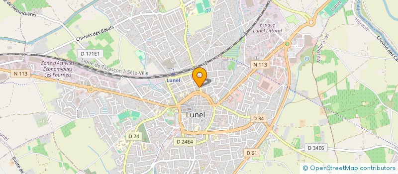 localisation de l'entreprise SMA FACADE  LUNEL
