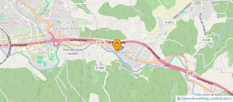 localisation de l'entreprise SMA IMMOBILIER  LE THOLONET