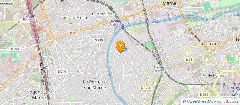 localisation de l'entreprise SMA-INDEP  BRY-SUR-MARNE