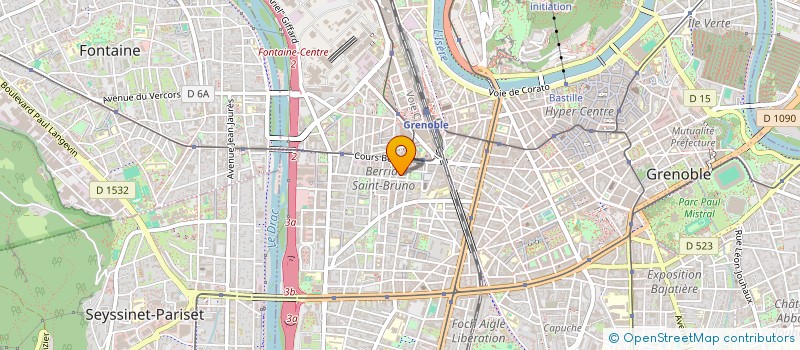 localisation de l'entreprise SMA LOCATION à GRENOBLE