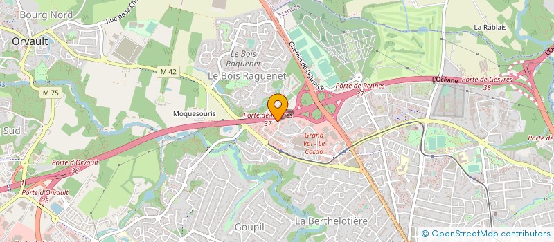 localisation de l'entreprise SMA NETAGIS à ORVAULT