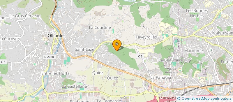 localisation de l'entreprise SMA RESINES à OLLIOULES