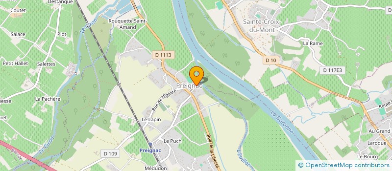 localisation de l'entreprise SMA SERVICES TP  PREIGNAC