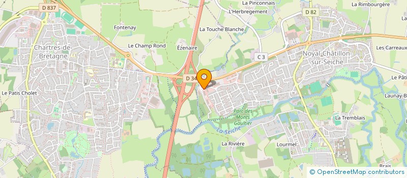 localisation de l'entreprise SMA2R  NOYAL-CHATILLON-SUR-SEICHE