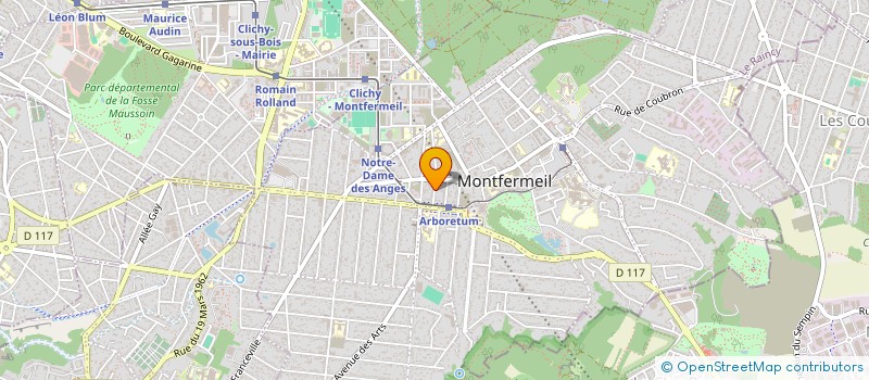 localisation de l'entreprise SMAA à MONTFERMEIL
