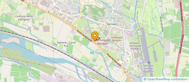 localisation de l'entreprise SMAC  AVIGNON