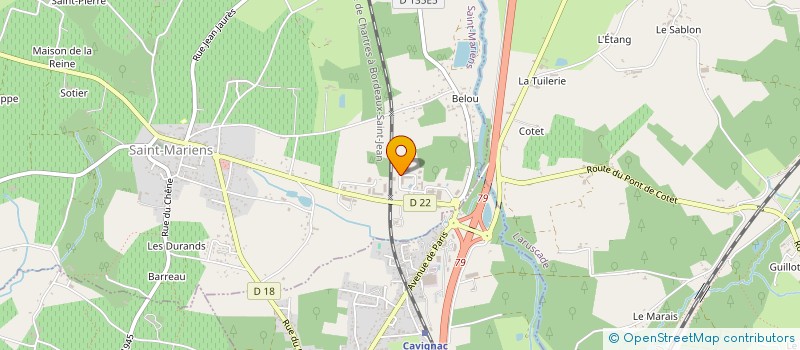 localisation de l'entreprise SMAC  SAINT-MARIENS