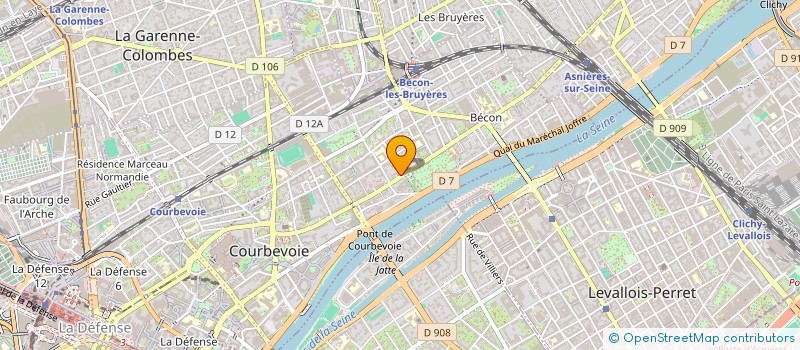 localisation de l'entreprise SMAC RISOUL à COURBEVOIE