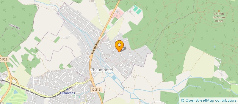 localisation de l'entreprise SMAC12  CHAUMONTEL