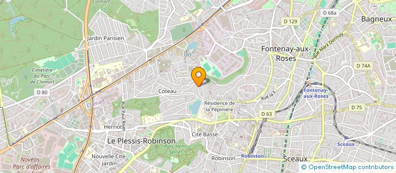 localisation de l'entreprise SMAC4B  LE PLESSIS-ROBINSON