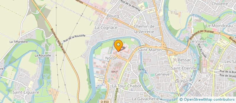 localisation de l'entreprise SMACL ASSURANCES  NIORT