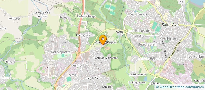 localisation de l'entreprise SMACS  SAINT-AVE