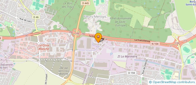 localisation de l'entreprise SMADI AND CO à FLEURY-MEROGIS