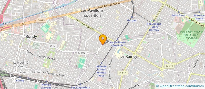 localisation de l'entreprise SMADJA MARC IHAH GERARD COHEN ALBERT  LES PAVILLONS-SOUS-BOIS