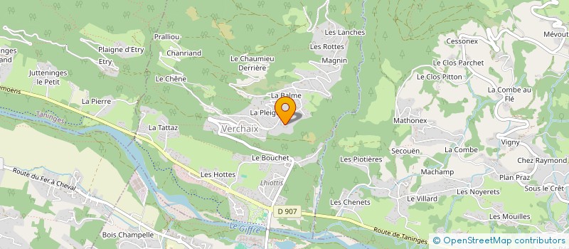 localisation de l'entreprise SMAEA  VERCHAIX