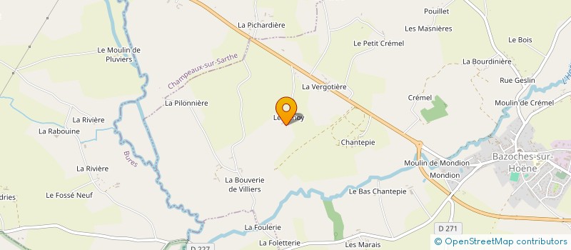 localisation de l'entreprise SMAEP DE BAZOCHES-SUR-HOENE à BAZOCHES SUR HOENE