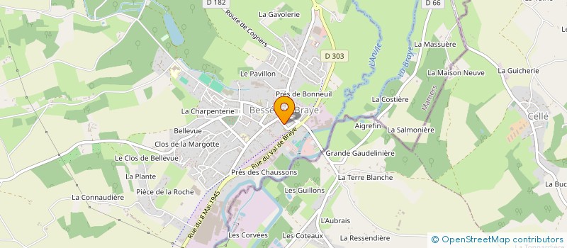 localisation de l'entreprise SMAEP DE BESSE-SUR-BRAYE à BESSE-SUR-BRAYE