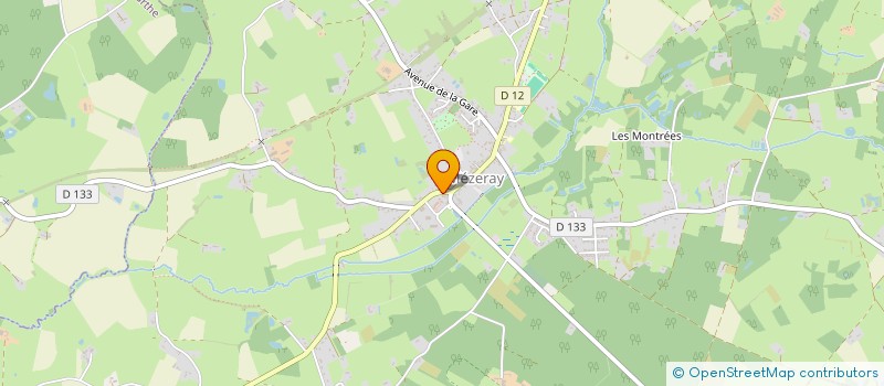 localisation de l'entreprise SMAEP DE COURCELLES-LA-FORET à MEZERAY
