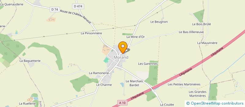 localisation de l'entreprise SMAEP DE LA GATINE à SAINT-NICOLAS-DES-MOTETS