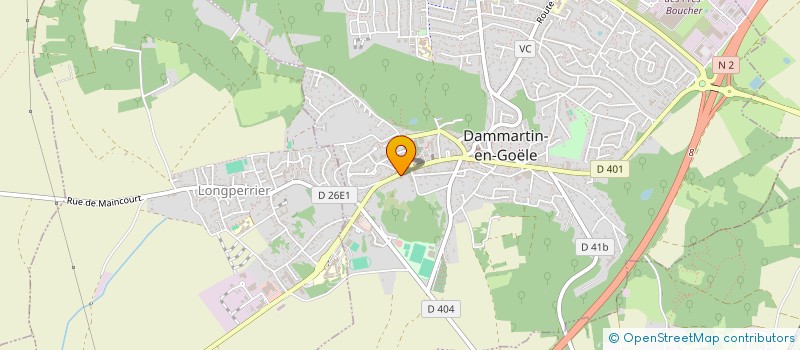 localisation de l'entreprise SMAEP DE LA GOELE à DAMMARTIN-EN-GOELE