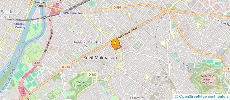 localisation de l'entreprise SMAF à RUEIL-MALMAISON
