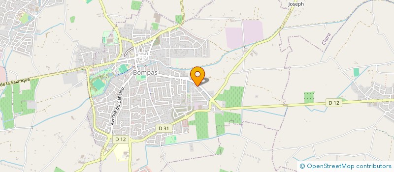 localisation de l'entreprise SMAH à BOMPAS