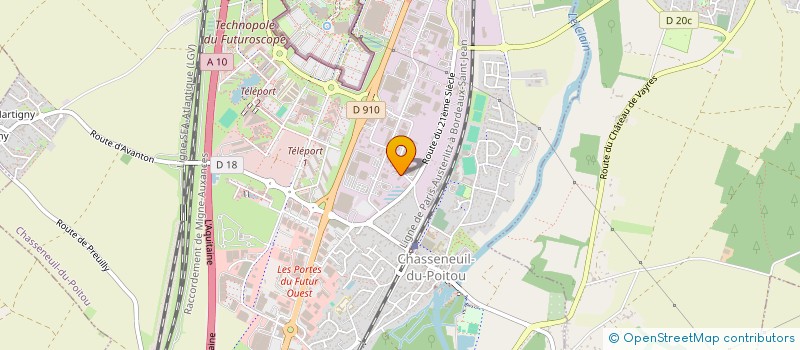 localisation de l'entreprise SMAI à CHASSENEUIL-DU-POITOU