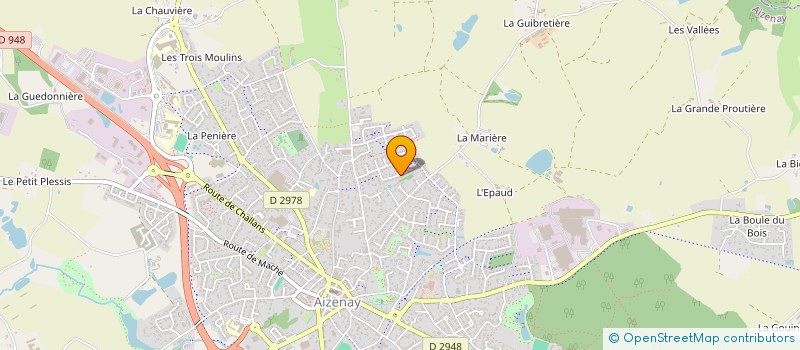 localisation de l'entreprise SMAJ PATRIMOINE  AIZENAY