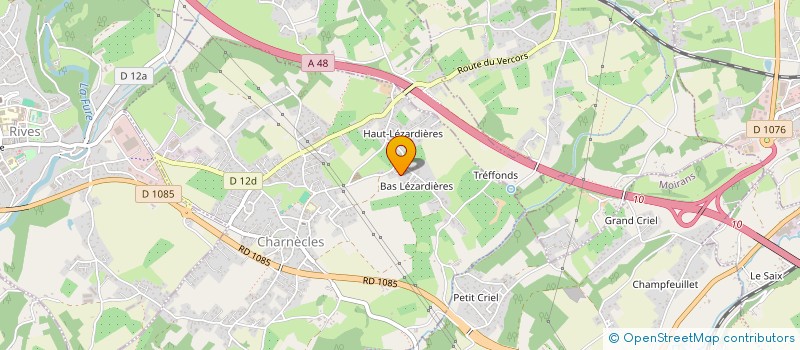 localisation de l'entreprise SMAL  CHARNECLES