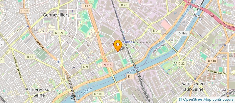 localisation de l'entreprise SMALA MEDIA  ASNIERES-SUR-SEINE