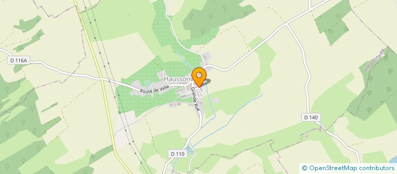 localisation de l'entreprise SMALL COFFEE  HAUSSONVILLE