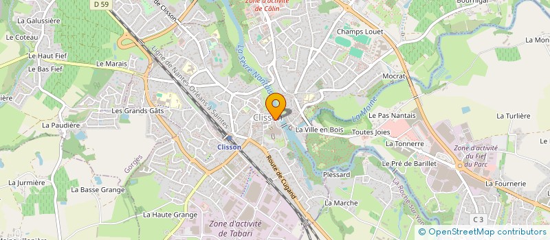 localisation de l'entreprise SMALL CONSULTING à CLISSON