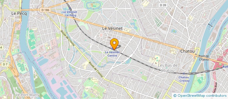 localisation de l'entreprise SMALL IS BEAUTIFUL  LE VESINET