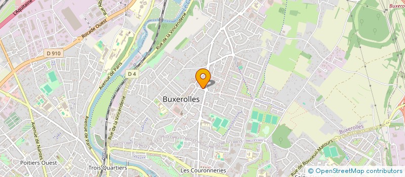 localisation de l'entreprise SMALLMARKET86  BUXEROLLES