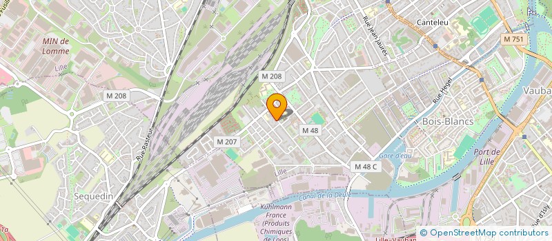 localisation de l'entreprise SMALTICOLOR à LILLE