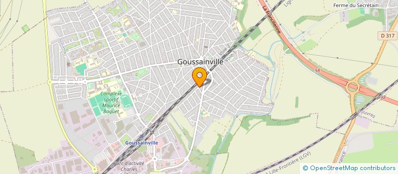 localisation de l'entreprise SMAM à GOUSSAINVILLE