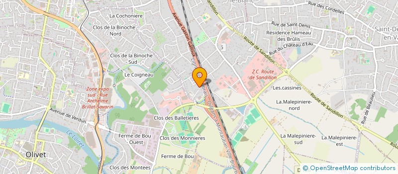 localisation de l'entreprise SMAM  SAINT-JEAN-LE-BLANC