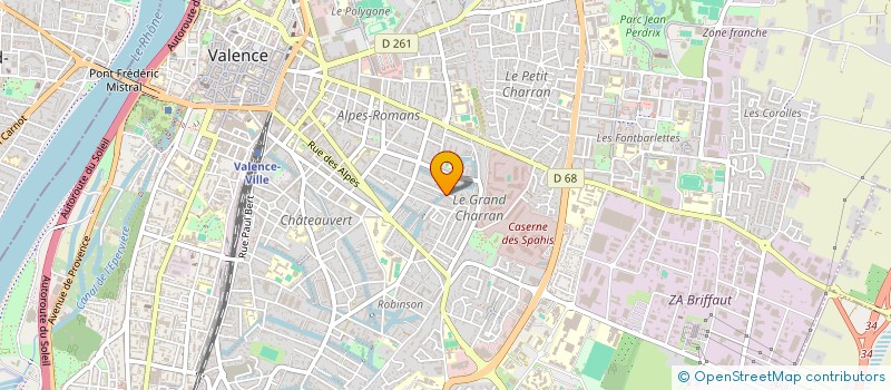 localisation de l'entreprise SMAMY à VALENCE