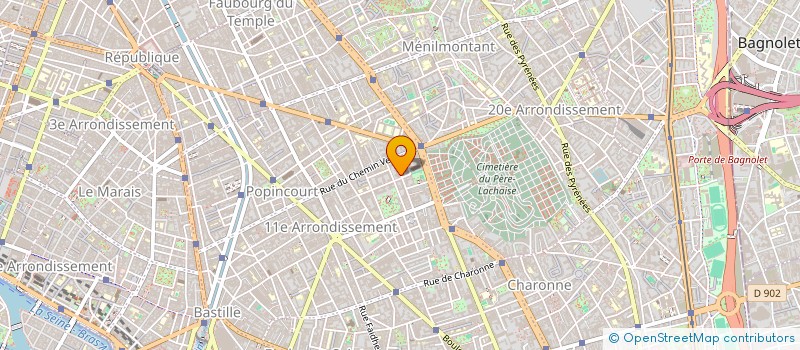localisation de l'entreprise SMAP à PARIS