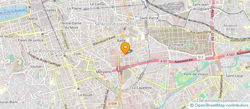 localisation de l'entreprise SMAP à MARSEILLE