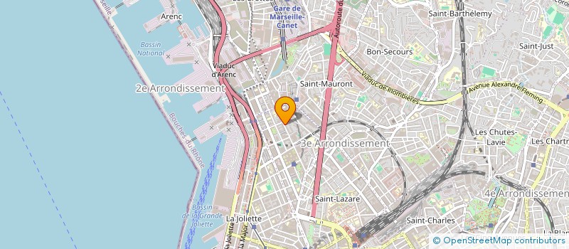 localisation de l'entreprise SMAP IMMO à MARSEILLE