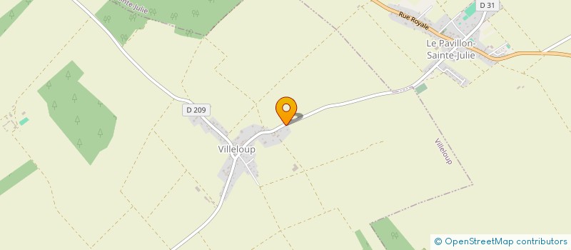 localisation de l'entreprise SMAP PROD  VILLELOUP