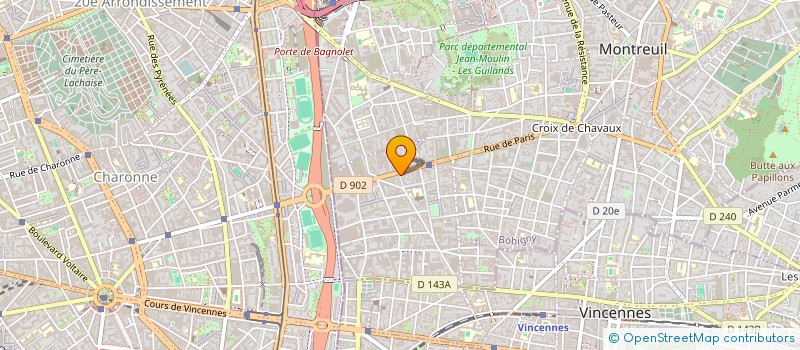 localisation de l'entreprise SMAR PRO à MONTREUIL