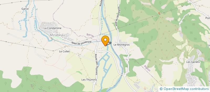 localisation de l'entreprise SMARA ET FILS à MALLEMOISSON