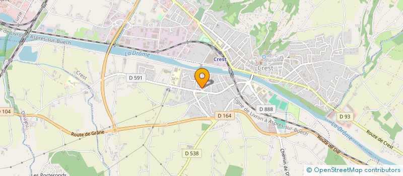 localisation de l'entreprise SMARKI PLATRERIE à CREST