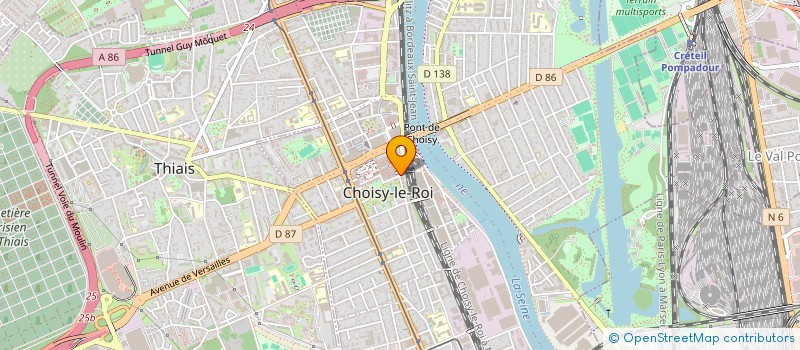 localisation de l'entreprise SMART à CHOISY-LE-ROI