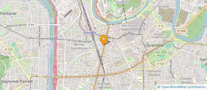 localisation de l'entreprise SMART à GRENOBLE